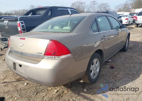 2007 Chevrolet Impala Lt из США, поврежденный, VIN 2G1WT58K379156269